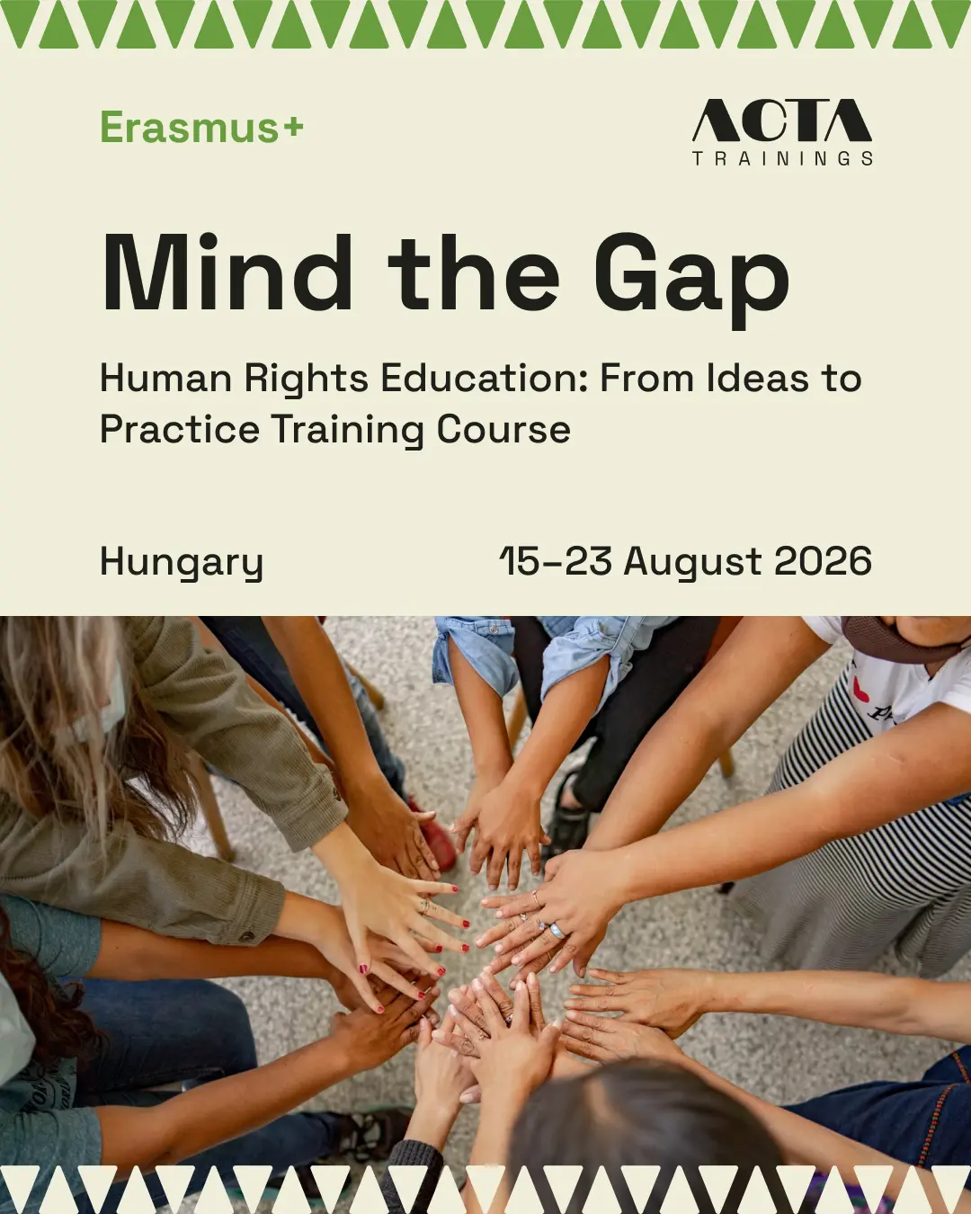 ACTA Trainings carousel, slide 1