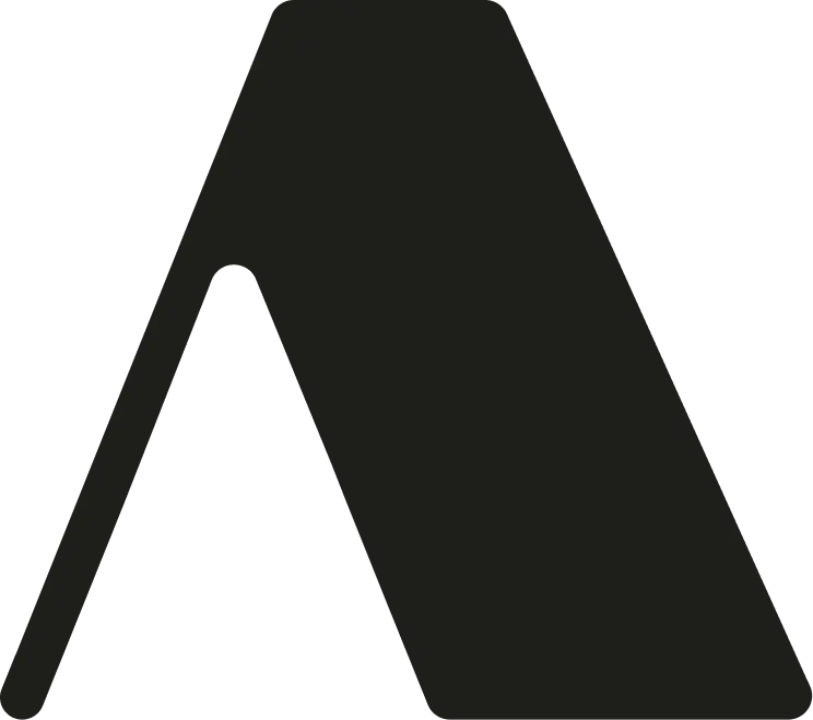 ACTA brand mark, the A as a doorway