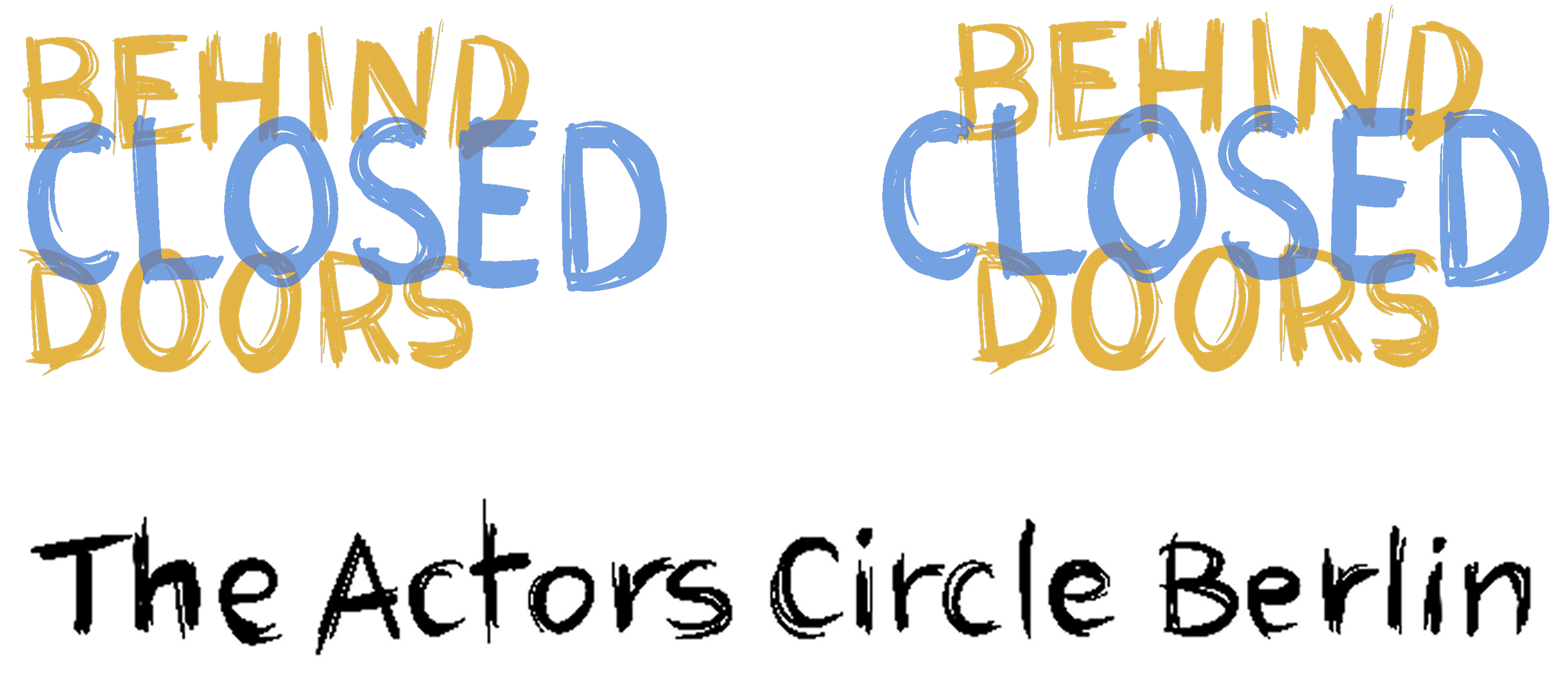 Hand-drawn lettering