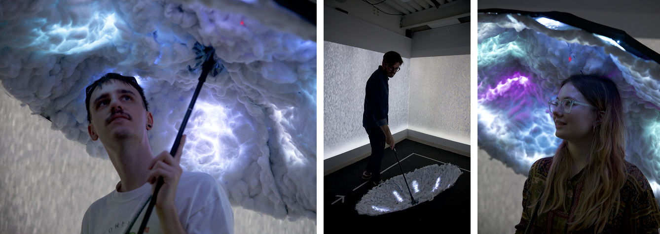 Photos during the user testing