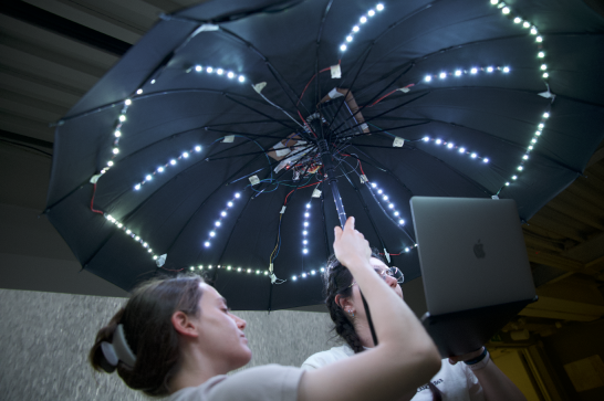 Updated prototype — LED setup