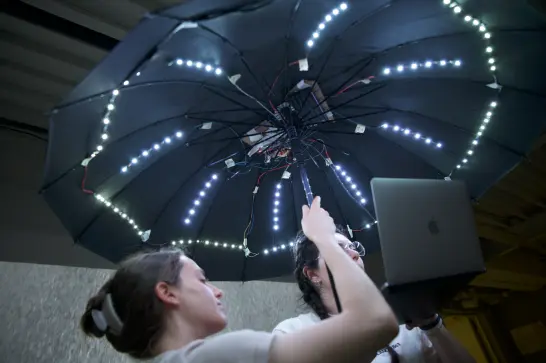 Updated prototype — LED setup
