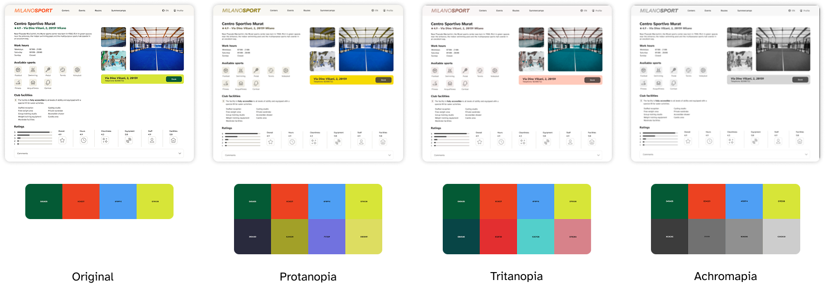 comparison of old homepage with new one