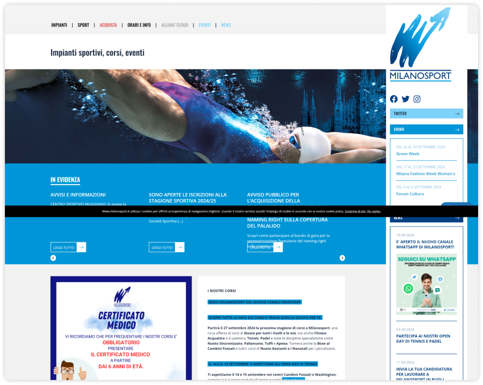 Before redesign screenshots