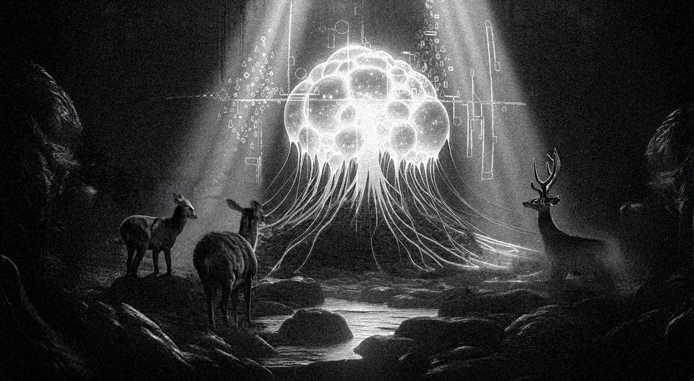 A speculative image AI generated to define the context of Nexus