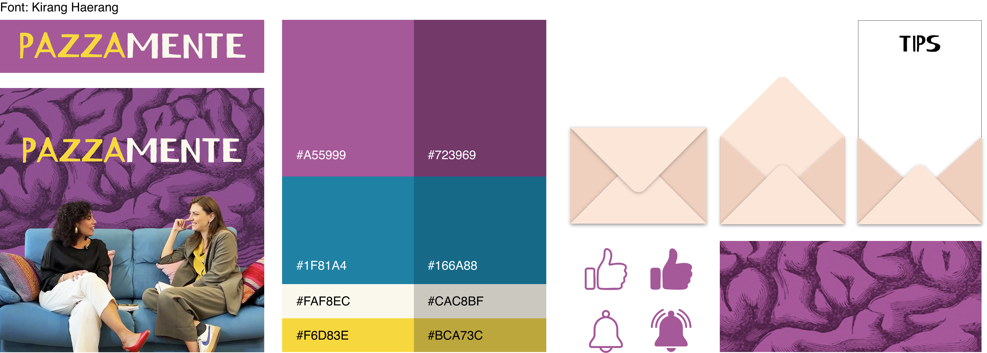 Pazzamente brand identity — logo, palette, visual system