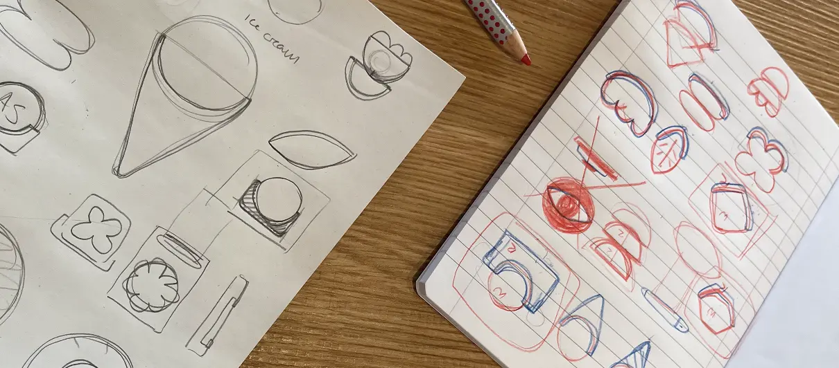 Tap & Know ideation sketches and concepts