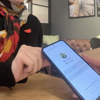 Tap & Know interaction step 3